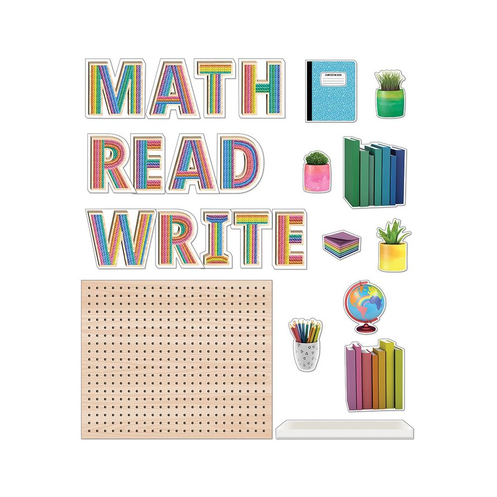 Creatively Inspired Subject Pegboards Bulletin Board Set. Picture 2