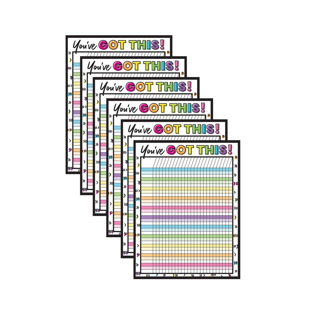 Kind Vibes Incentive Chart, 17" x 22", Pack of 6. Picture 2