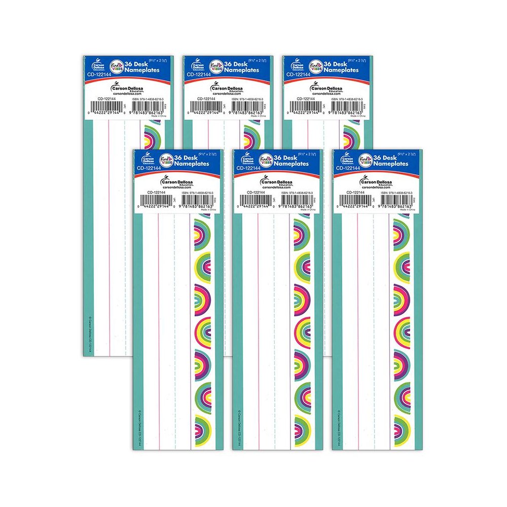 Kind Vibes Nameplates, 36 Per Pack, 6 Packs. Picture 2