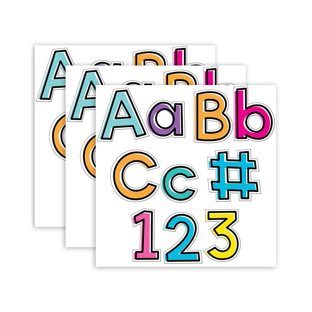 Kind Vibes Combo Pack EZ Letters, 219 Pieces Per Pack, 3 Packs. Picture 2