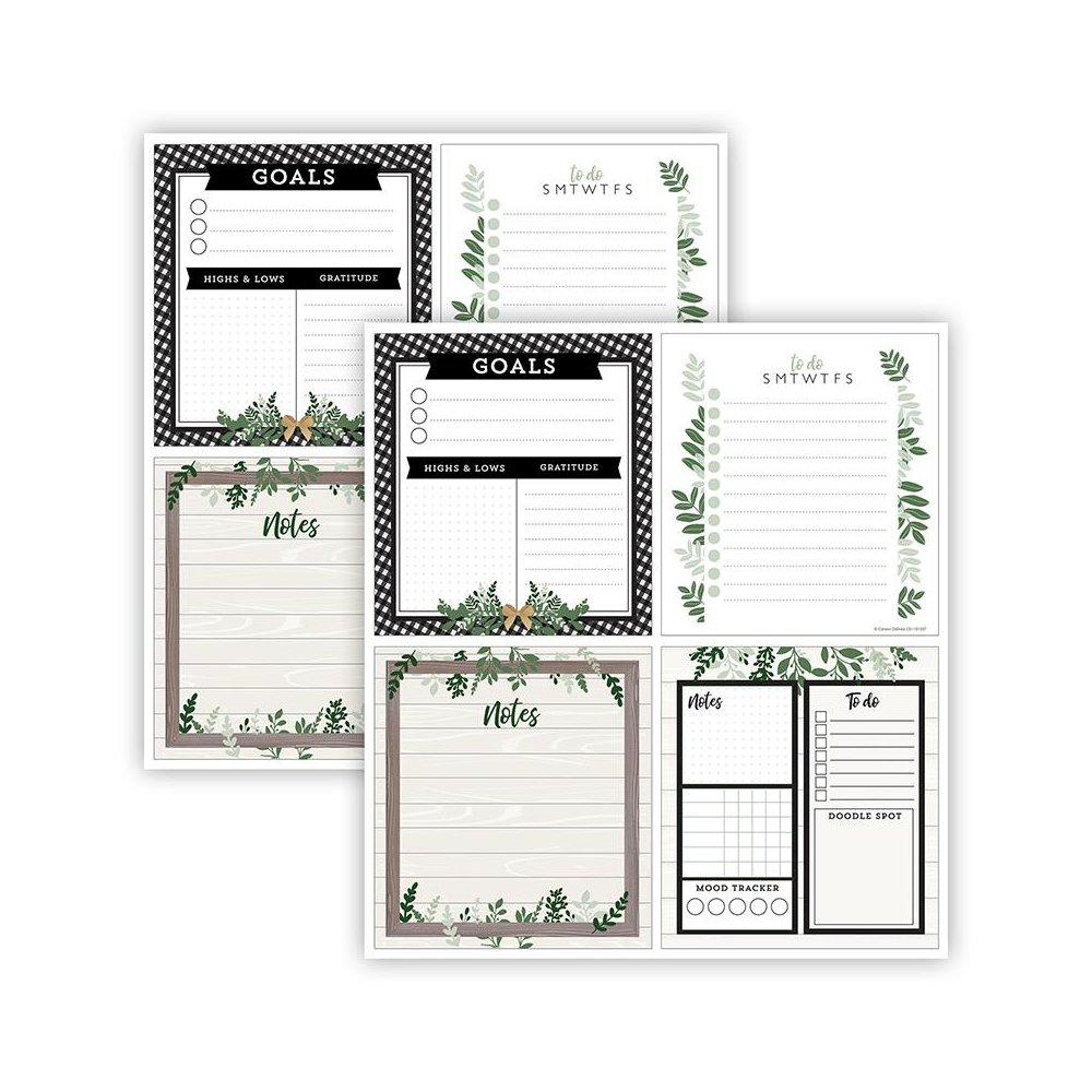 Farmhouse Notepad Set, 4 Per Set, 2 Sets. Picture 2