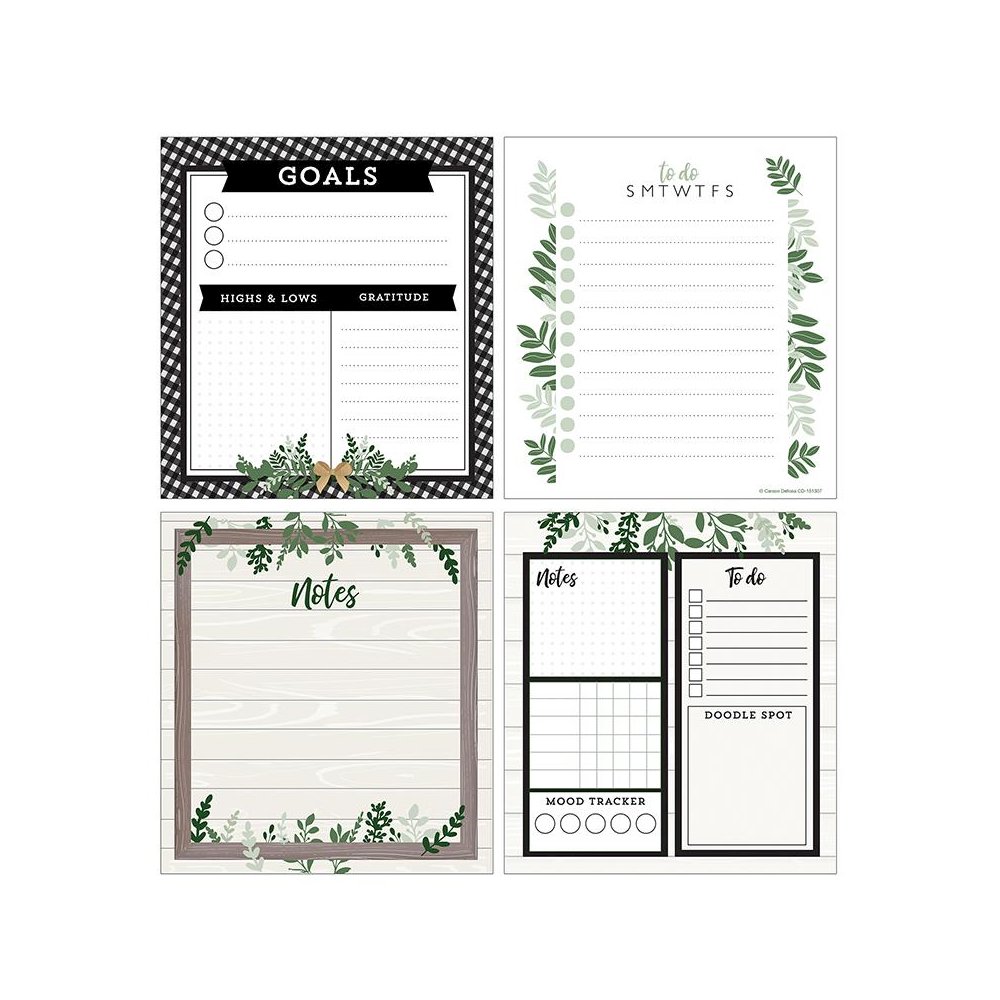 Farmhouse Notepad Set, Set of 4. Picture 2