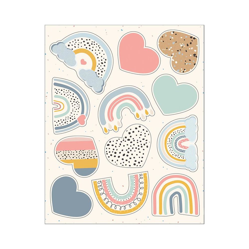 We Belong Shape Stickers, 72 Per Pack, 12 Packs. Picture 2