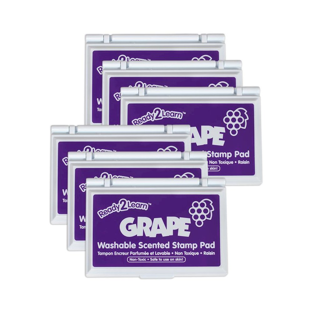 Washable Stamp Pad - Grape Scented, Purple - Pack of 6. Picture 2