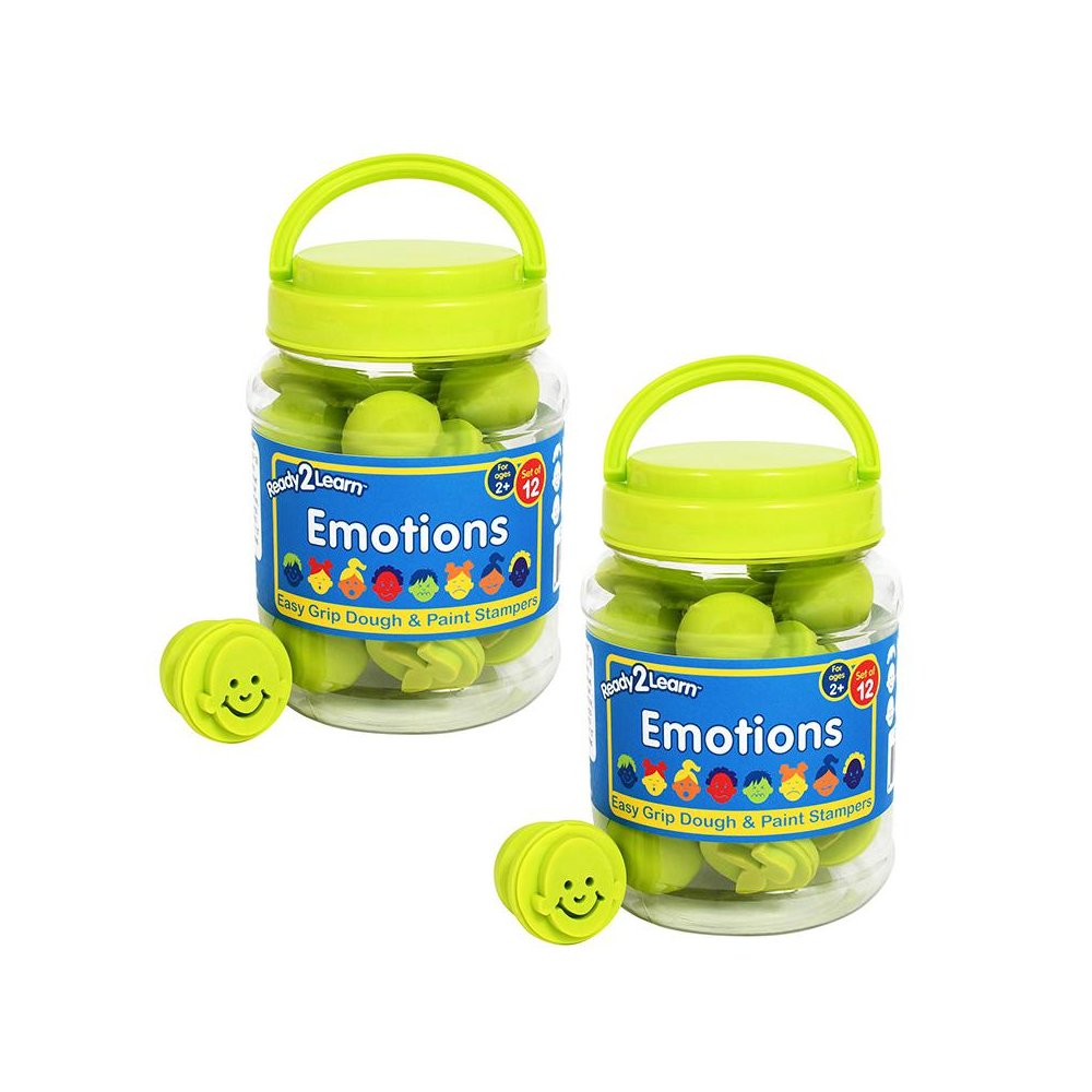 Easy Grip Stampers - Emotions - 12 Per Set - 2 Sets. Picture 2