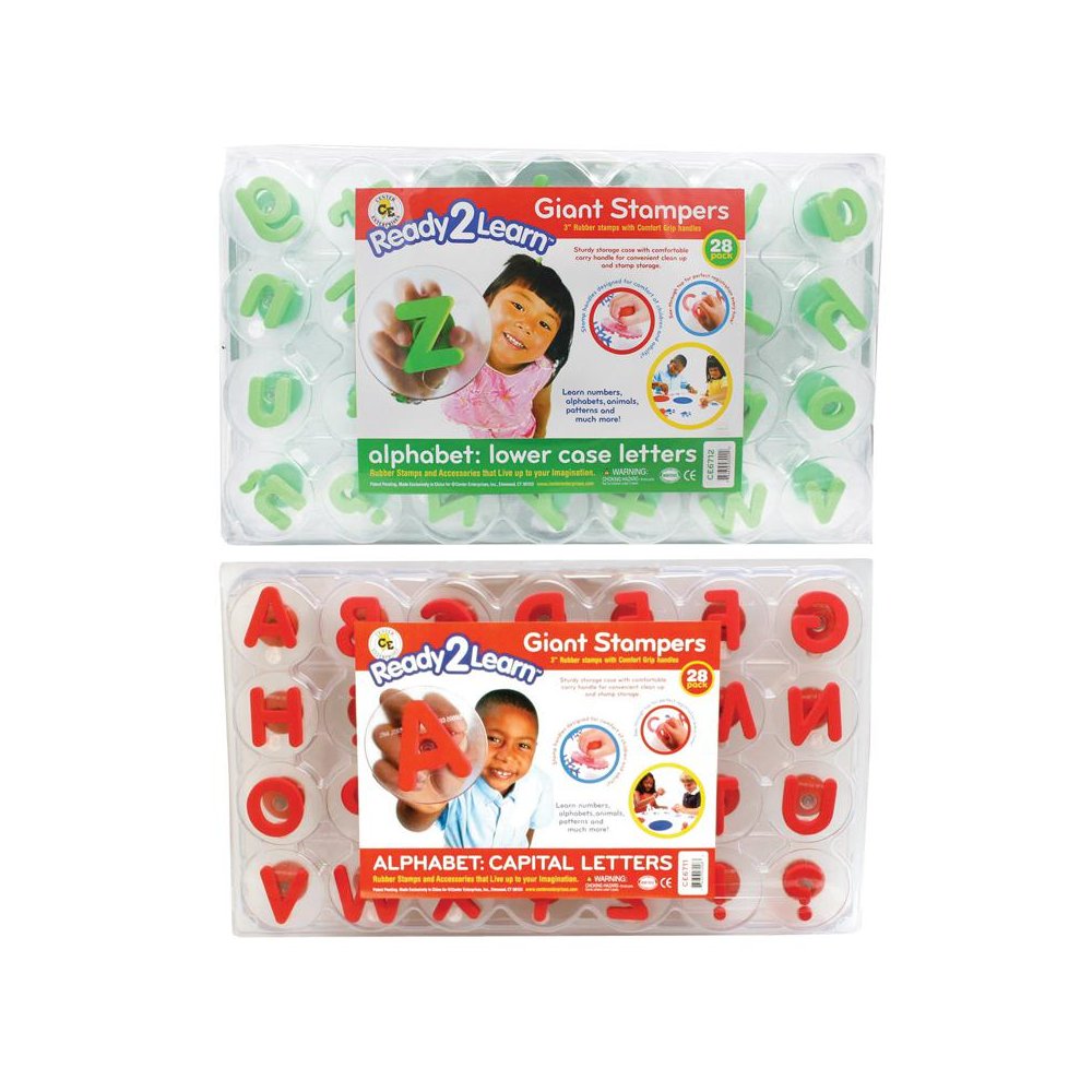 Giant Stampers - Alphabet - Uppercase & Lowercase - Set of 56. Picture 2