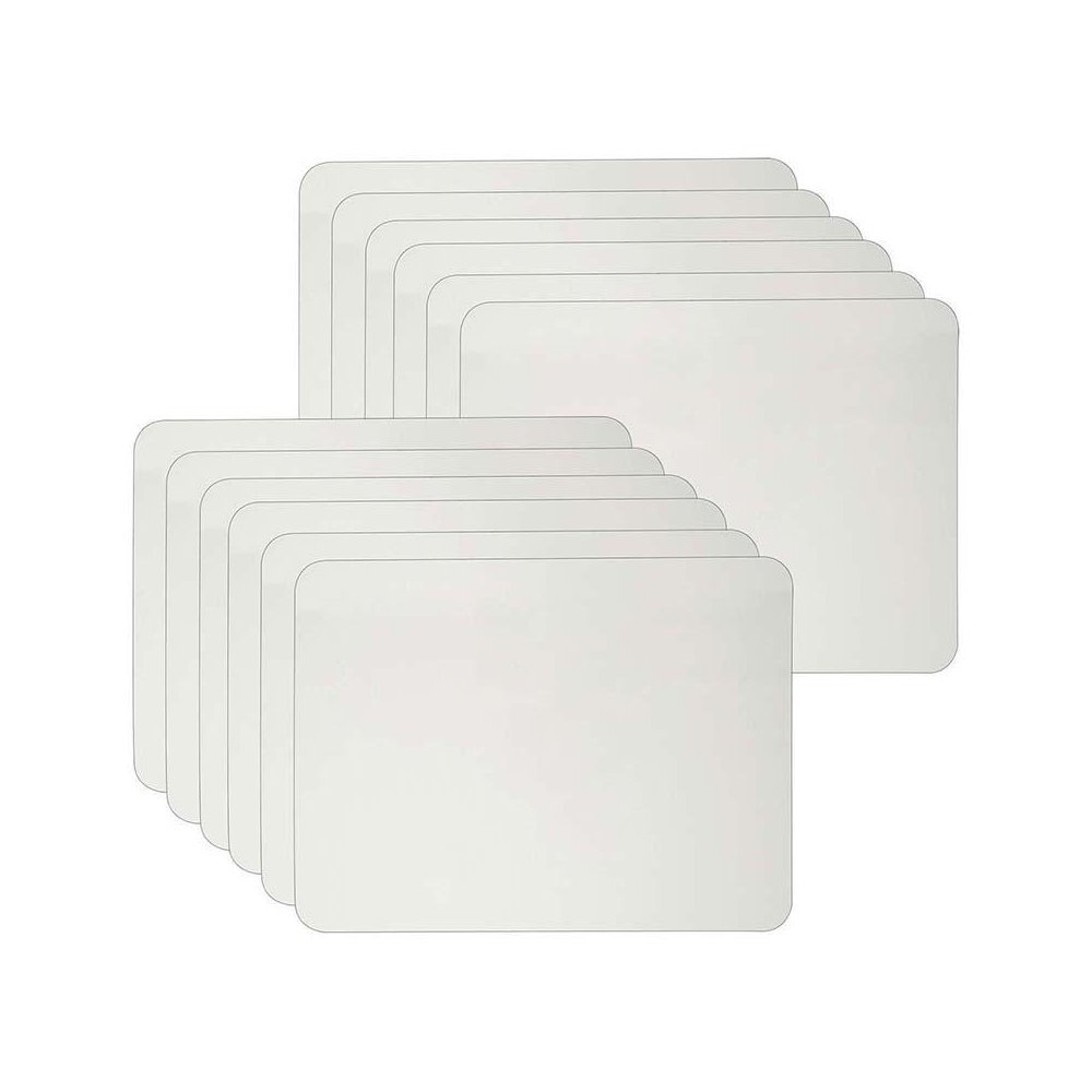 Dry Erase Lap Board, Plain 1-Sided, 9" x 12", Pack of 12. Picture 2