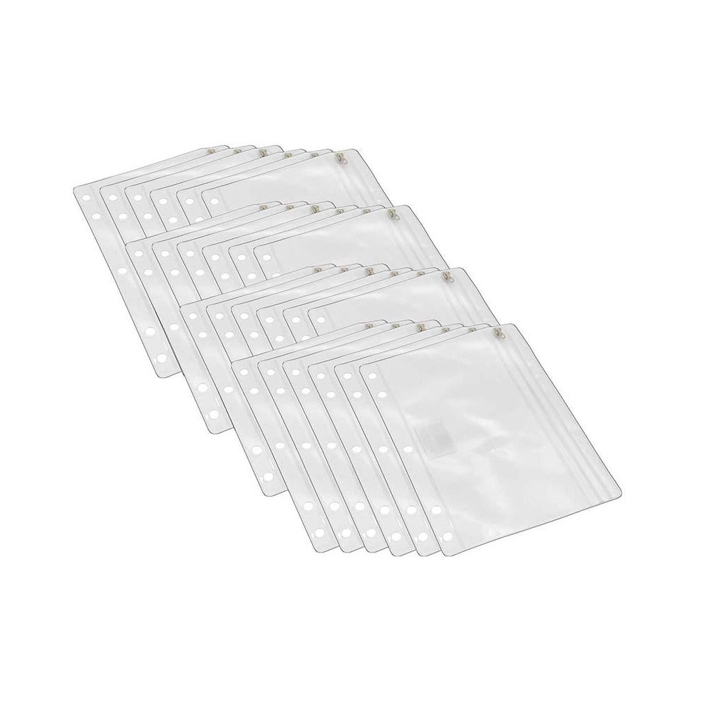 Clear Vinyl Pencil Pouch with Zip-lock Closure, Pack of 24. Picture 2