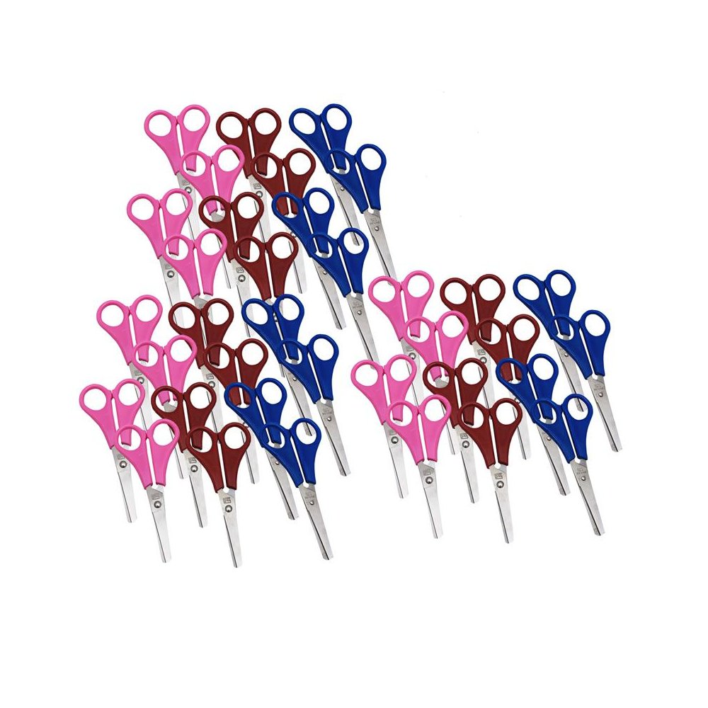 Children's 5.5" Scissors, Blunt Tip, Assorted Colors, Pack of 36. Picture 2