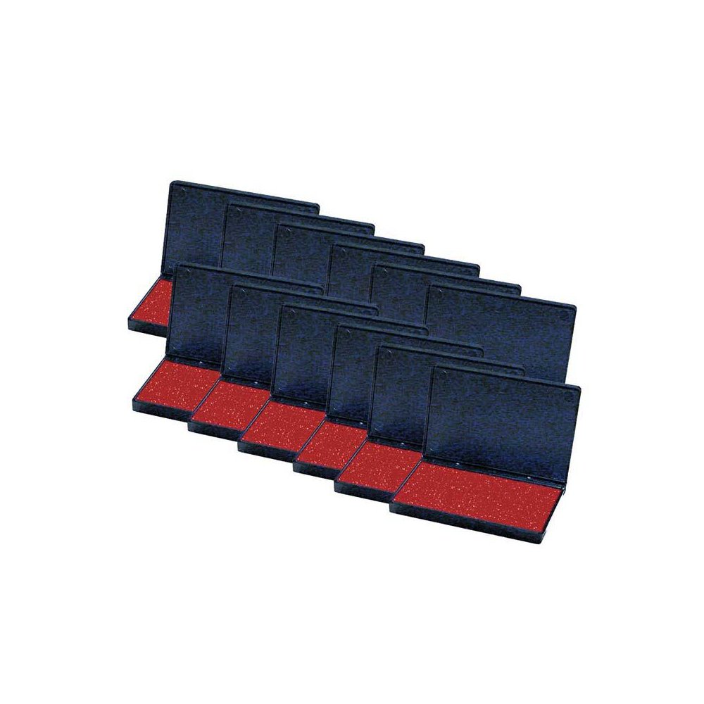 Stamp Pad, Red, Pack of 12. Picture 2