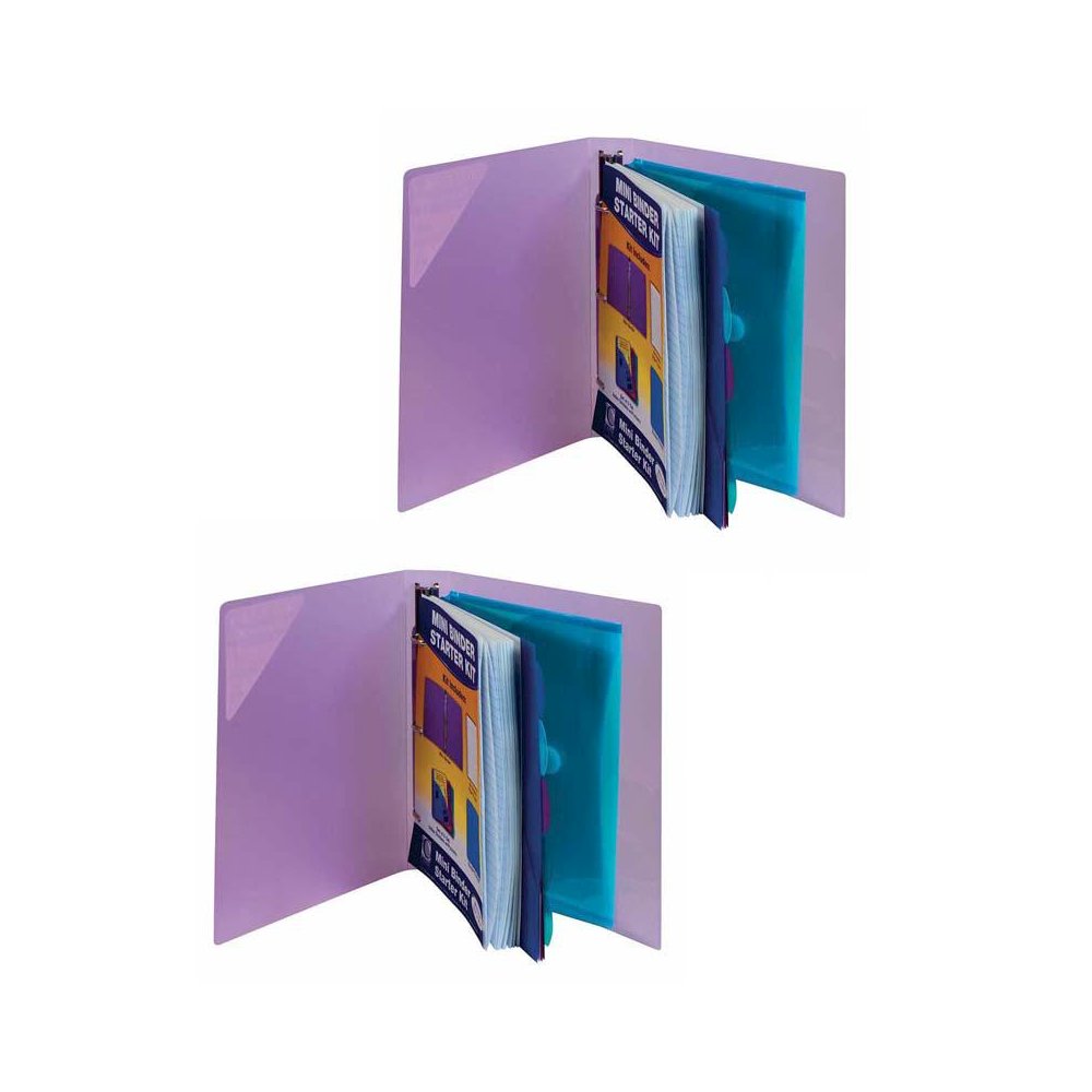 Mini Binder Starter Kit, Assorted, Pack of 2. Picture 2