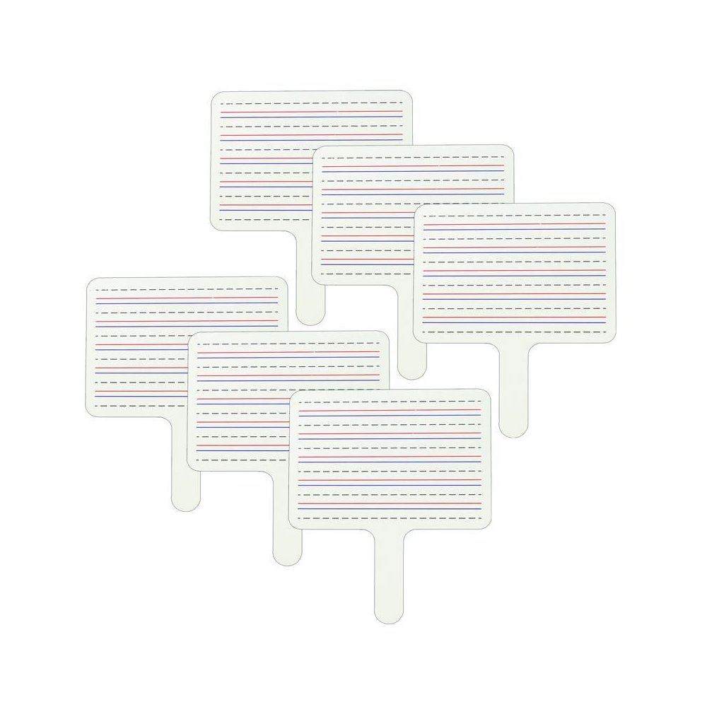 Two-Sided Dry Erase Answer Paddle, Pack of 6. Picture 2