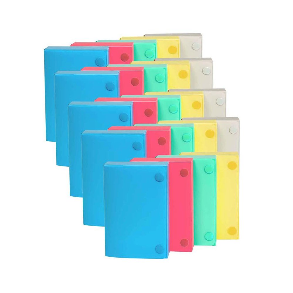 Index Card Case, 3" x 5", Assorted, Pack of 24. Picture 2