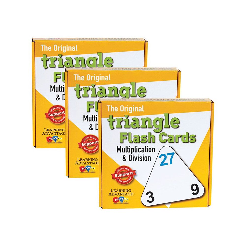 The Original Triangle Flash Cards 20 Per Set - 3 Sets. Picture 2