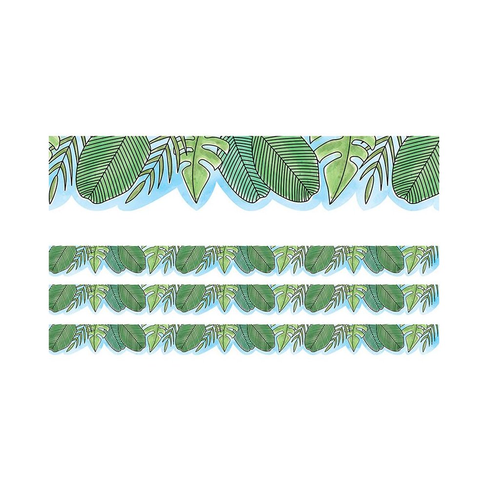 Safari Friends Jumbo Leaves EZ Border, 48 Feet Per Pack, 3 Packs. Picture 2