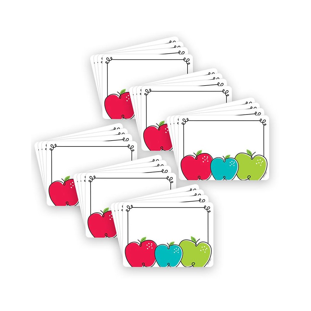 Doodle Apples Labels, 3-1/2" x 2-1/2", 36 Per Pack, 6 Packs. Picture 2