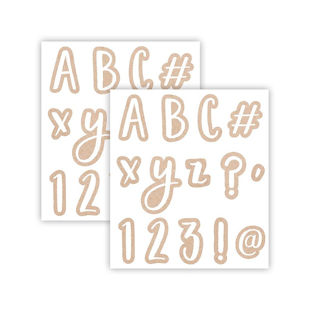 Krafty Pop Designer Letters, 212 Pieces Per Pack, 2 Packs. Picture 2