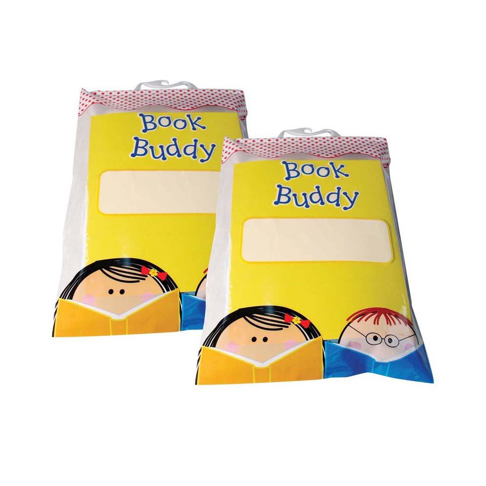 Book Buddy Bags, 11" x 16", 5 Per Pack, 2 Packs. Picture 2