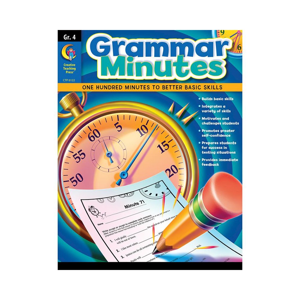 Grammar Minutes Workbook, Grade 4. Picture 2
