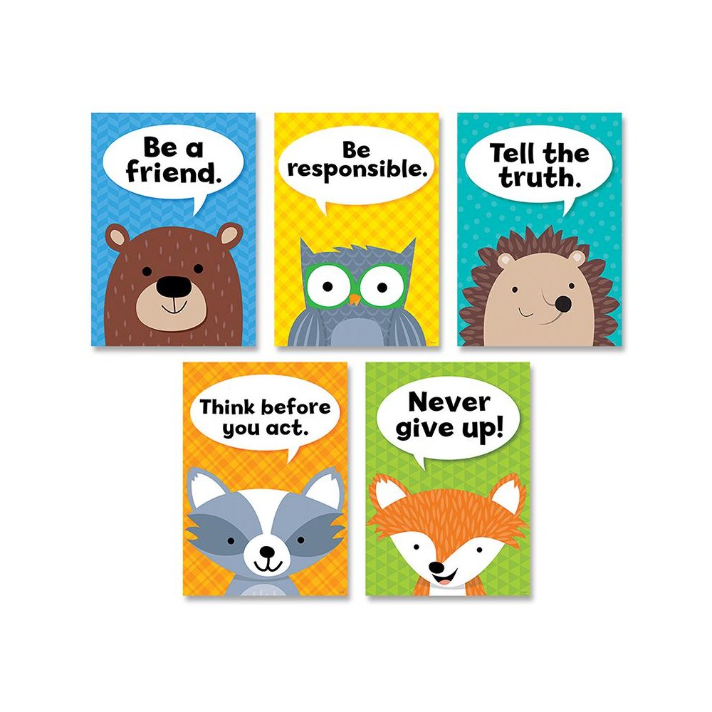Woodland Friends Character Traits Inspire U 5-Poster Pack. Picture 2