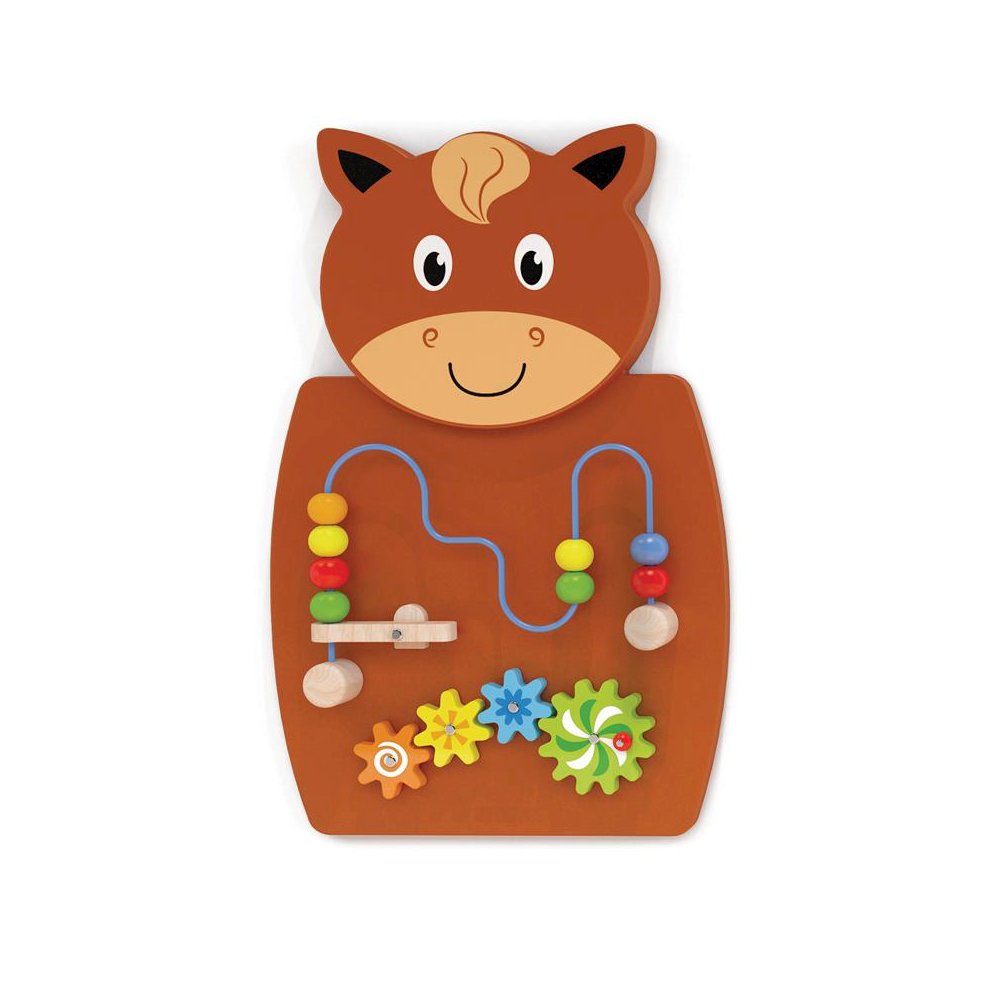 Horse Activity Wall Panel - Toddler Activity Center. Picture 2