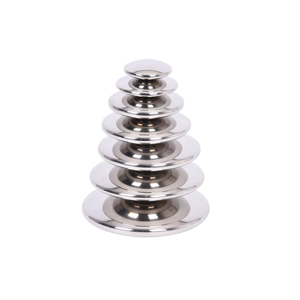 Sensory Reflective Silver Buttons - Set of 7. Picture 2
