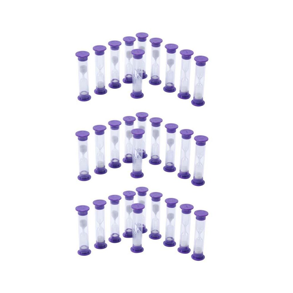 Sand Timers - 3 Minute - 10 Per Set, 3 Sets. Picture 2