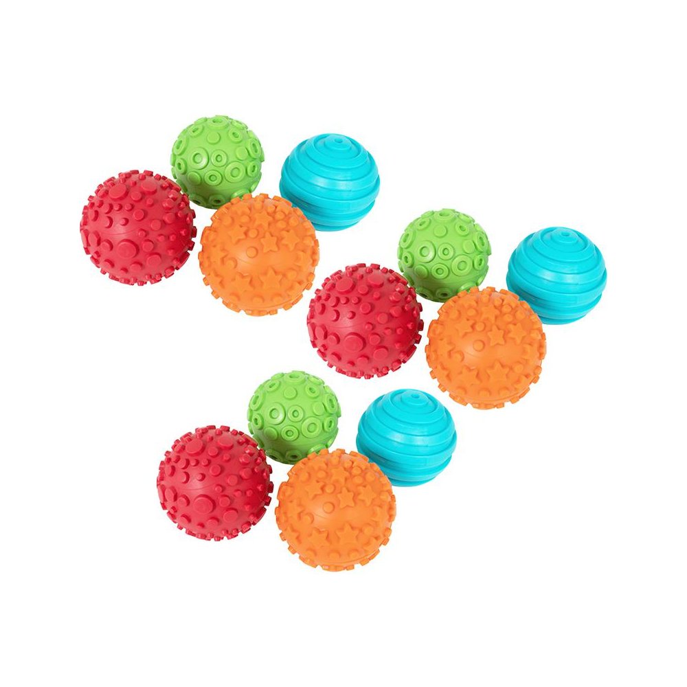 Paint and Dough Texture Spheres, 4 Per Set, 3 Sets. Picture 2