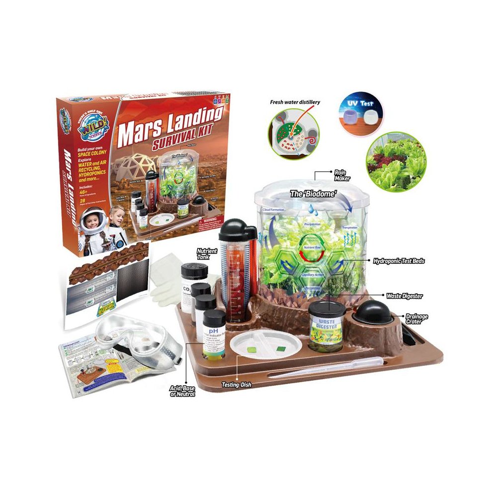 Mars Landing Survival Kit - Home STEM Kit - Ages 8+ - Grow Food & Build an Earth. Picture 2