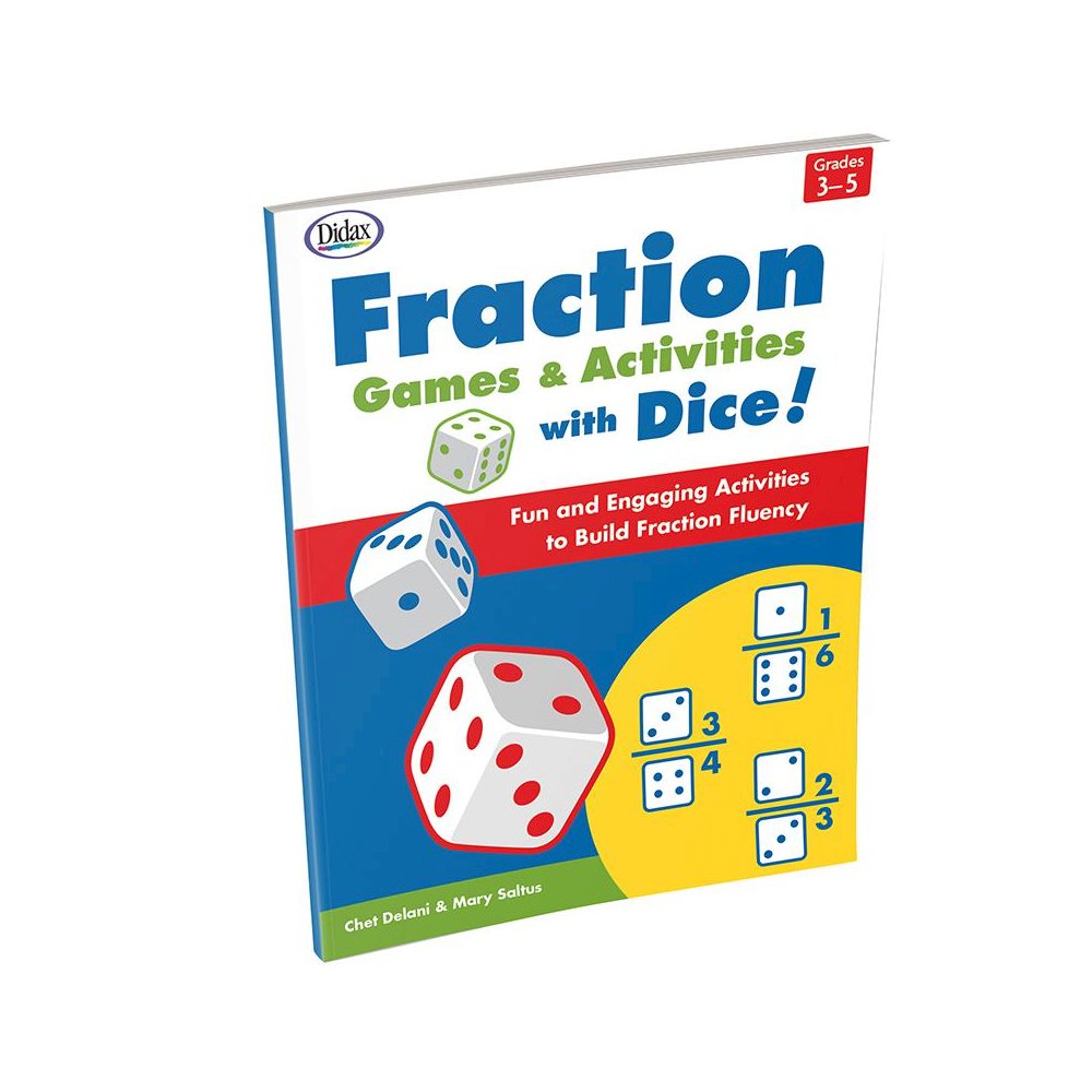 Fraction Games & Activities with Dice Resource Book. Picture 2
