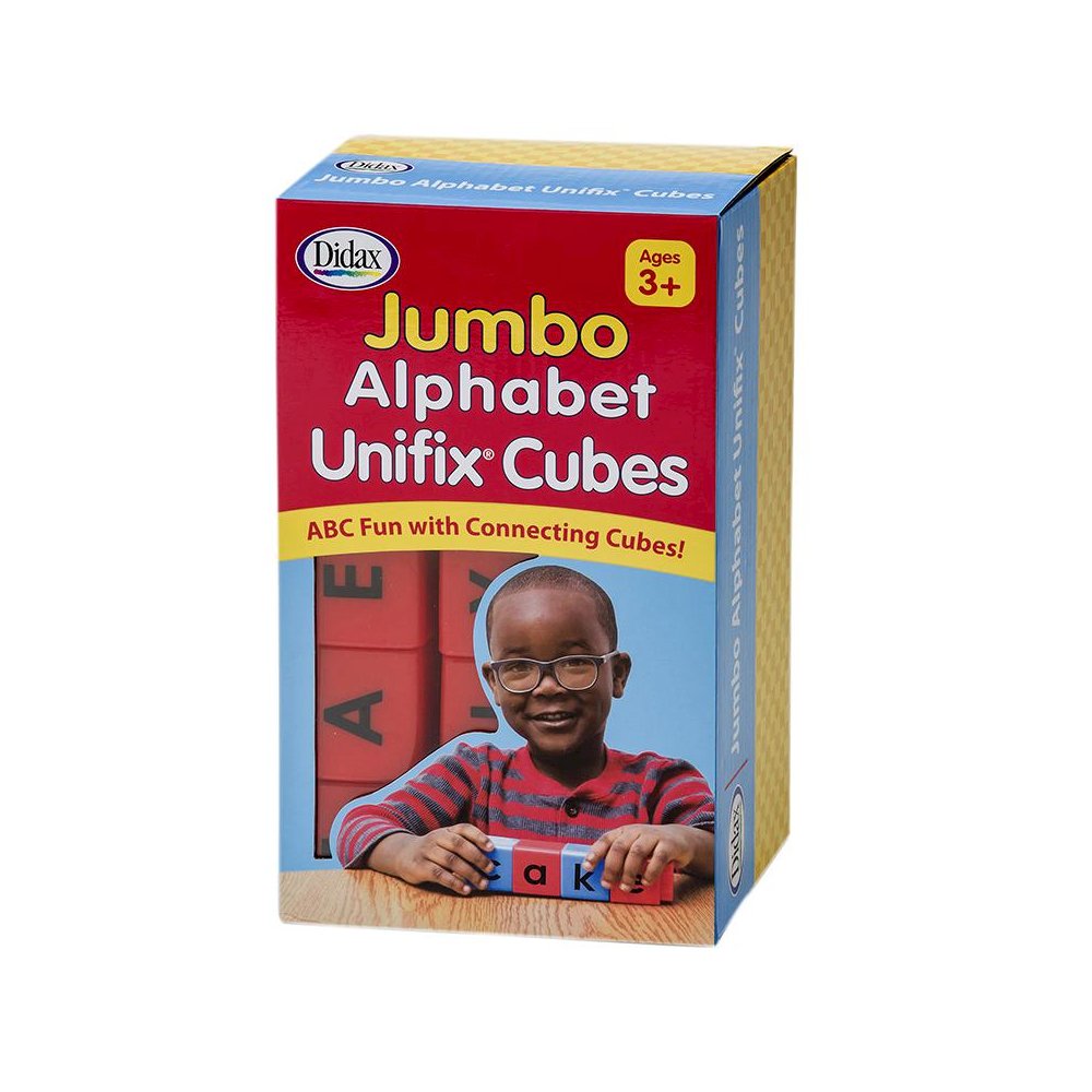 Jumbo Alphabet Unifix Cubes, Set of 30. Picture 2