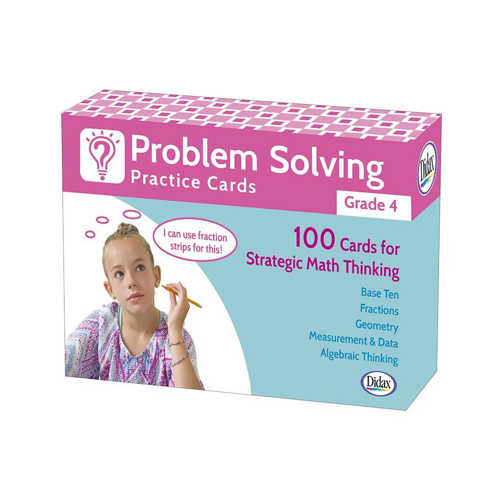 Problem Solving Practice Cards, Grade 4. Picture 2