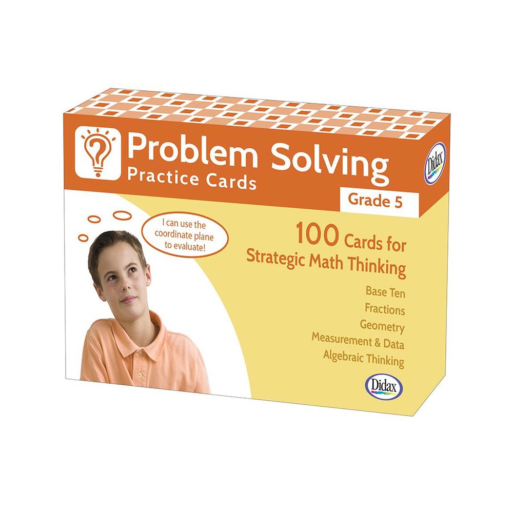 Problem Solving Practice Cards, Grade 5. Picture 2