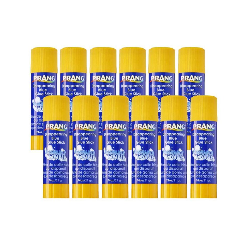 Washable Glue Stick, Blue, .74 Oz, Pack of 12. Picture 2