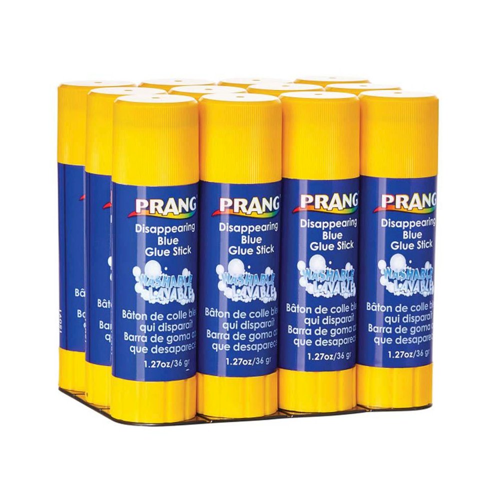 Washable Glue Stick, Blue, 1.27 Oz, Pack of 6. Picture 2