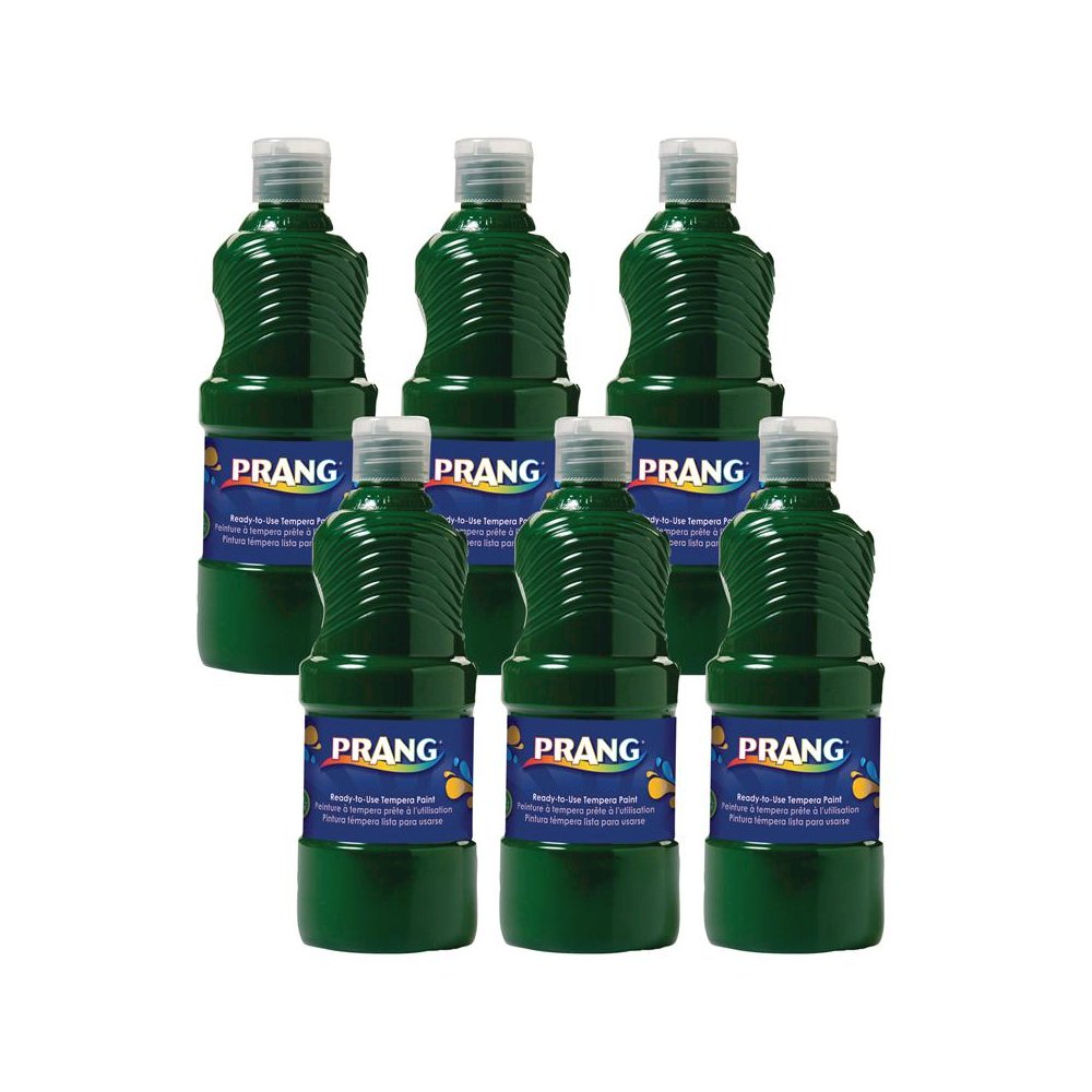Ready-to-Use Tempera Paint, Green, 16 oz, Pack of 6. Picture 2