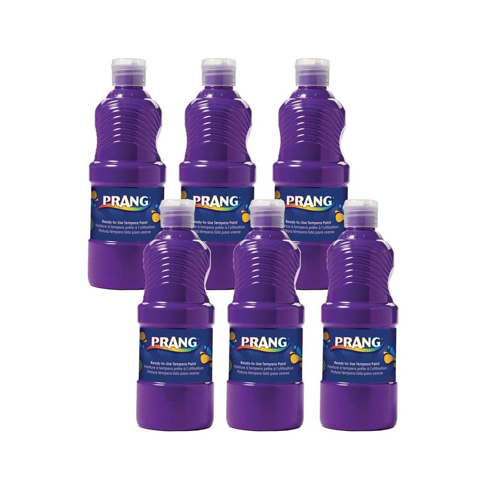 Ready-to-Use Tempera Paint, Violet, 16 oz, Pack of 6. Picture 2