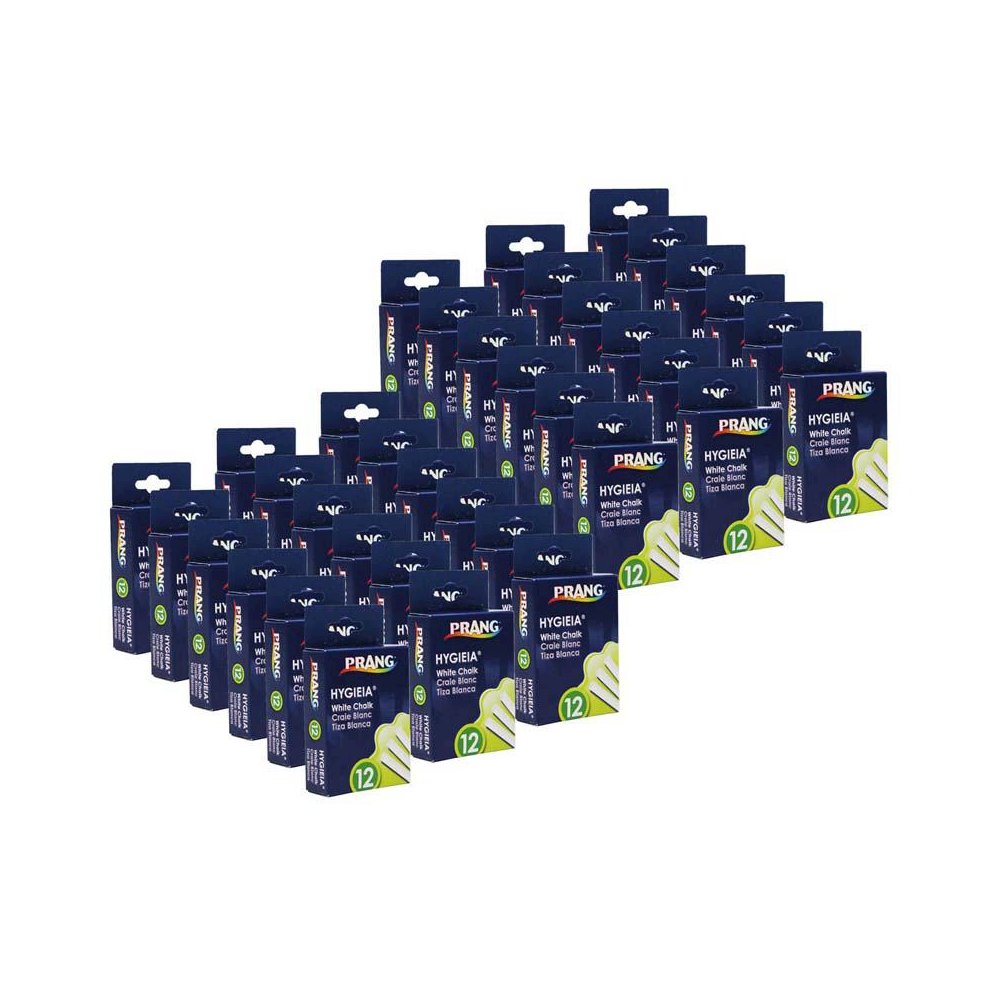 Hygieia Dustless Board Chalk, White, 12 Per Pack, 36 Packs. Picture 2