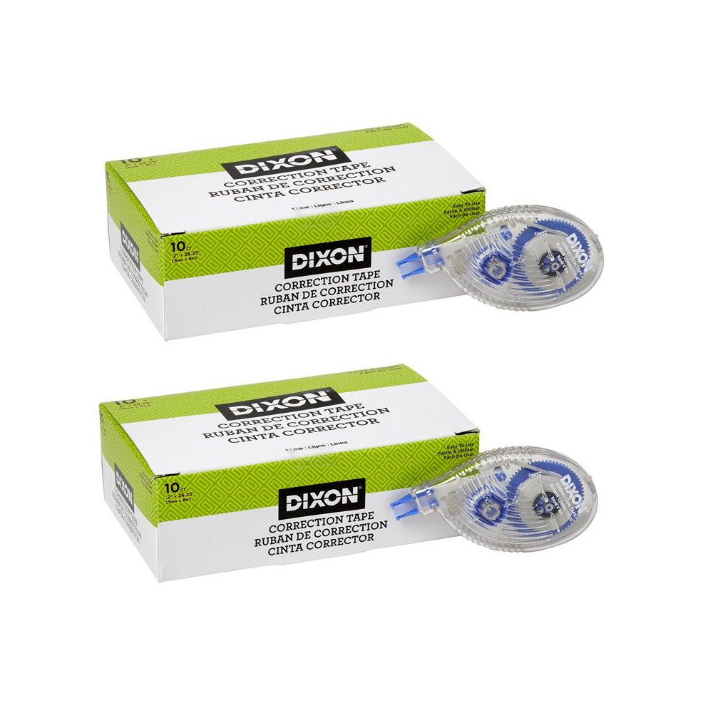 Correction Tape, 1 Line, 10 Per Pack, 2 Packs. Picture 2