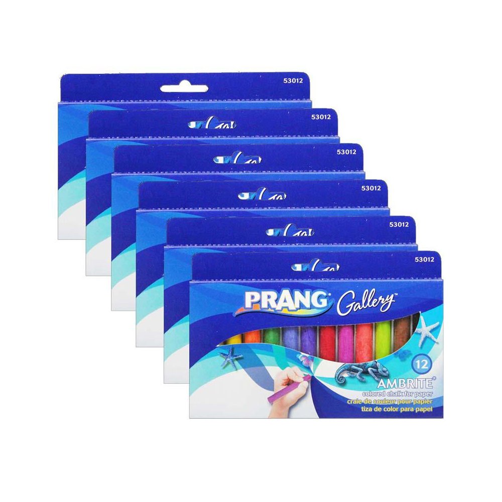 Ambrite Paper Chalk, 12 Per Pack, 6 Packs. Picture 2