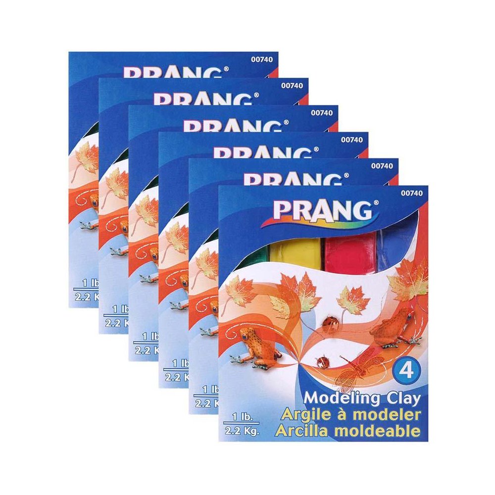 Modeling Clay, Assorted, 1 lb. Per Pack, 6 Packs. Picture 2
