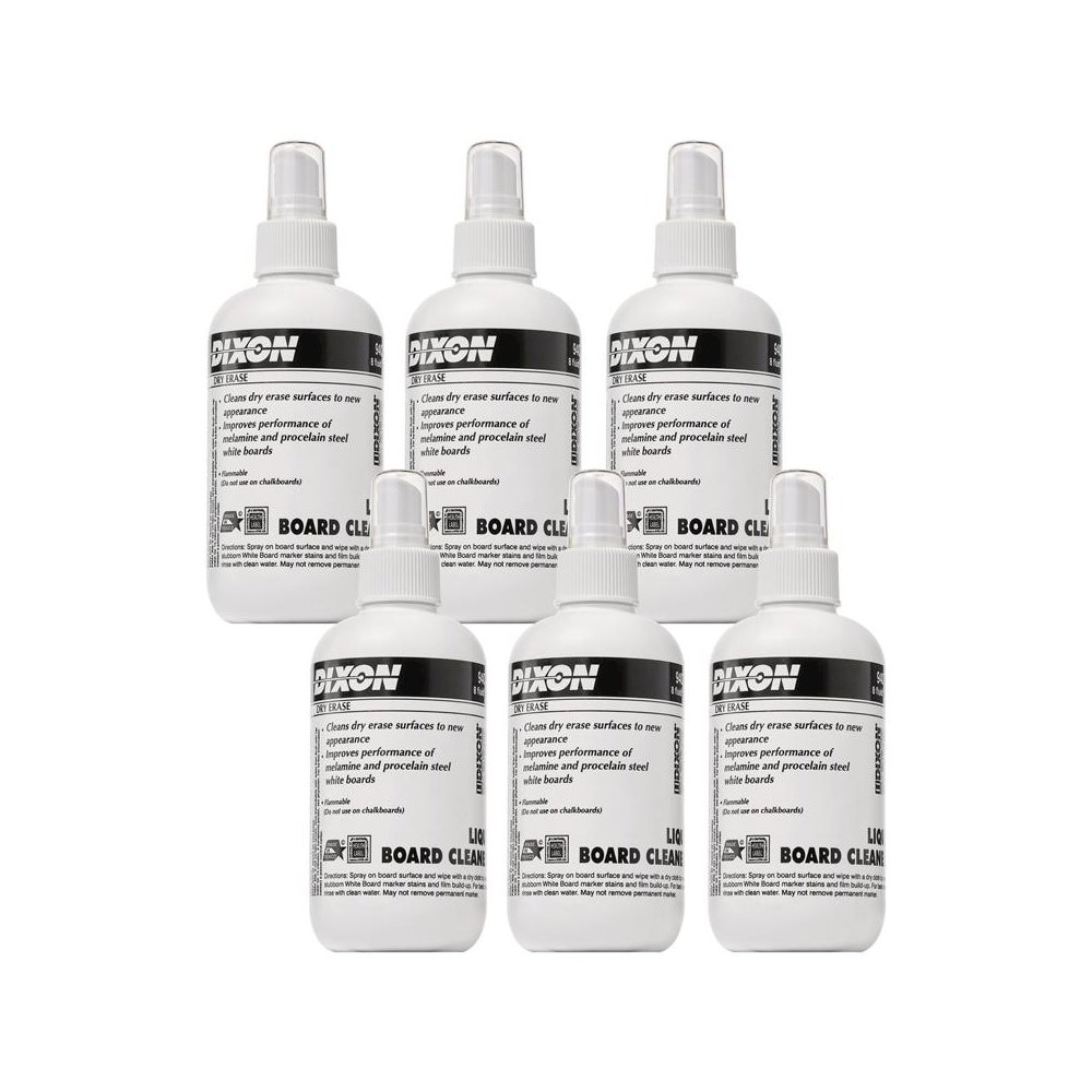 Dry Erase Board Cleaner, Spray Bottle, 8 oz., Pack of 6. Picture 2