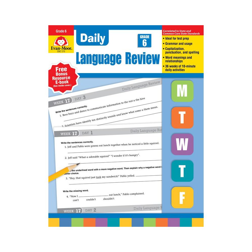 Daily Language Review Teacher's Edition, Grade 6. Picture 2