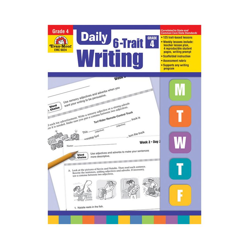 Daily 6-Trait Writing Book, Grade 4. Picture 2