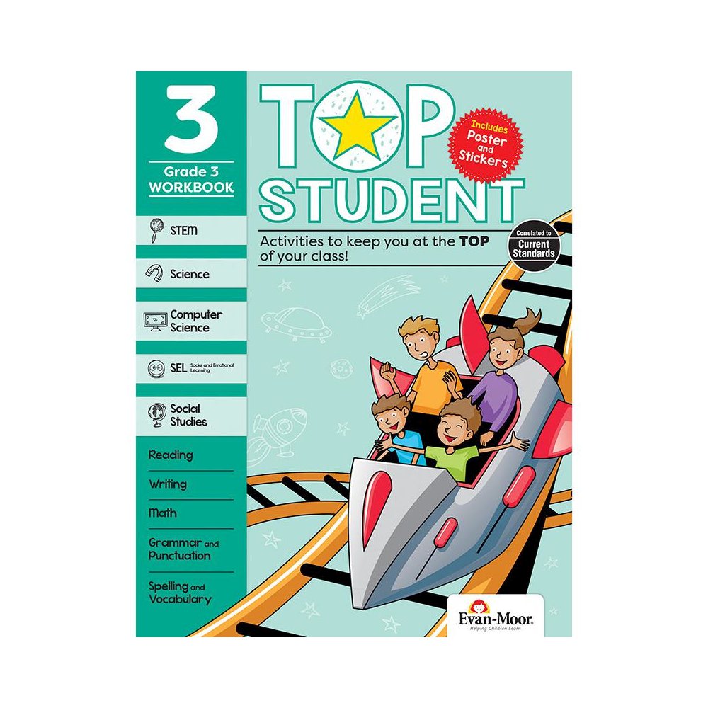 Top Student Activity Book, Grade 3. Picture 2
