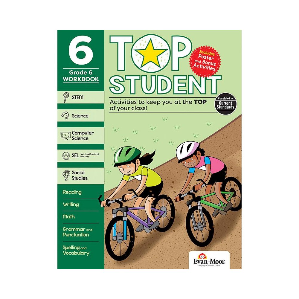 Top Student Activity Book, Grade 6. Picture 2