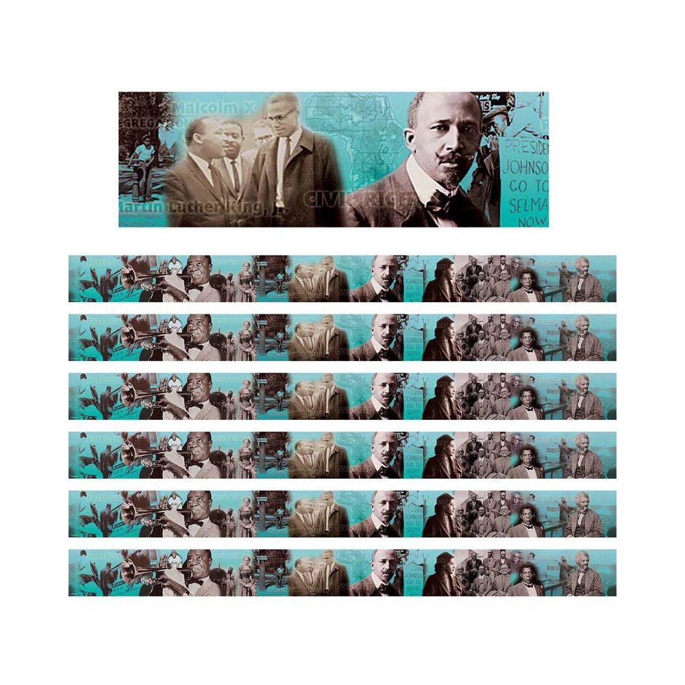 Black History Photo Border, 35 Feet Per Pack, 6 Packs. Picture 2