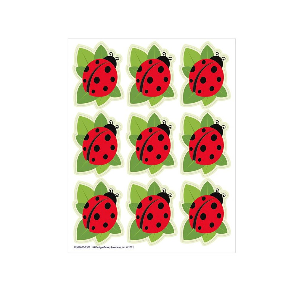 Ladybugs Giant Stickers, 36 Per Pack, 12 Packs. Picture 2