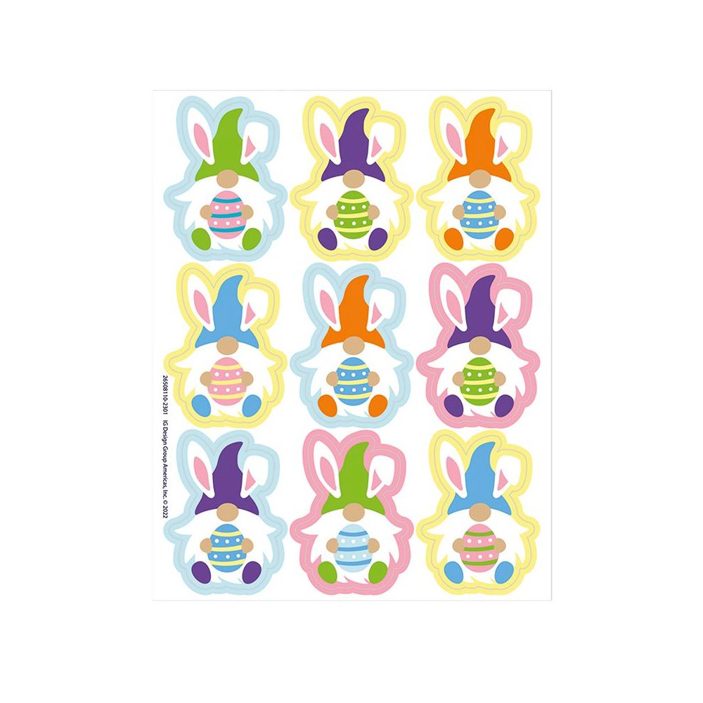 Easter Gnome Giant Stickers, 36 Per Pack, 12 Packs. Picture 2