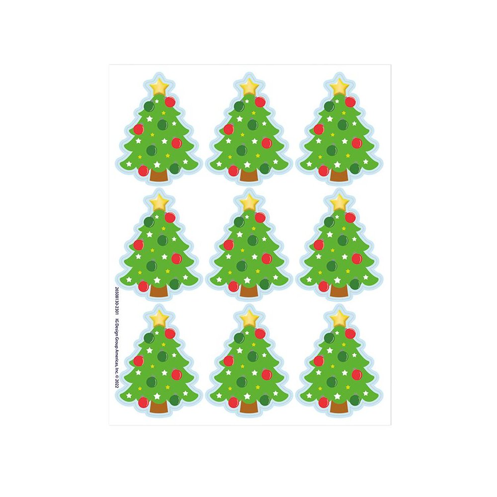 Christmas Tree Giant Stickers, 36 Per Pack, 12 Packs. Picture 2